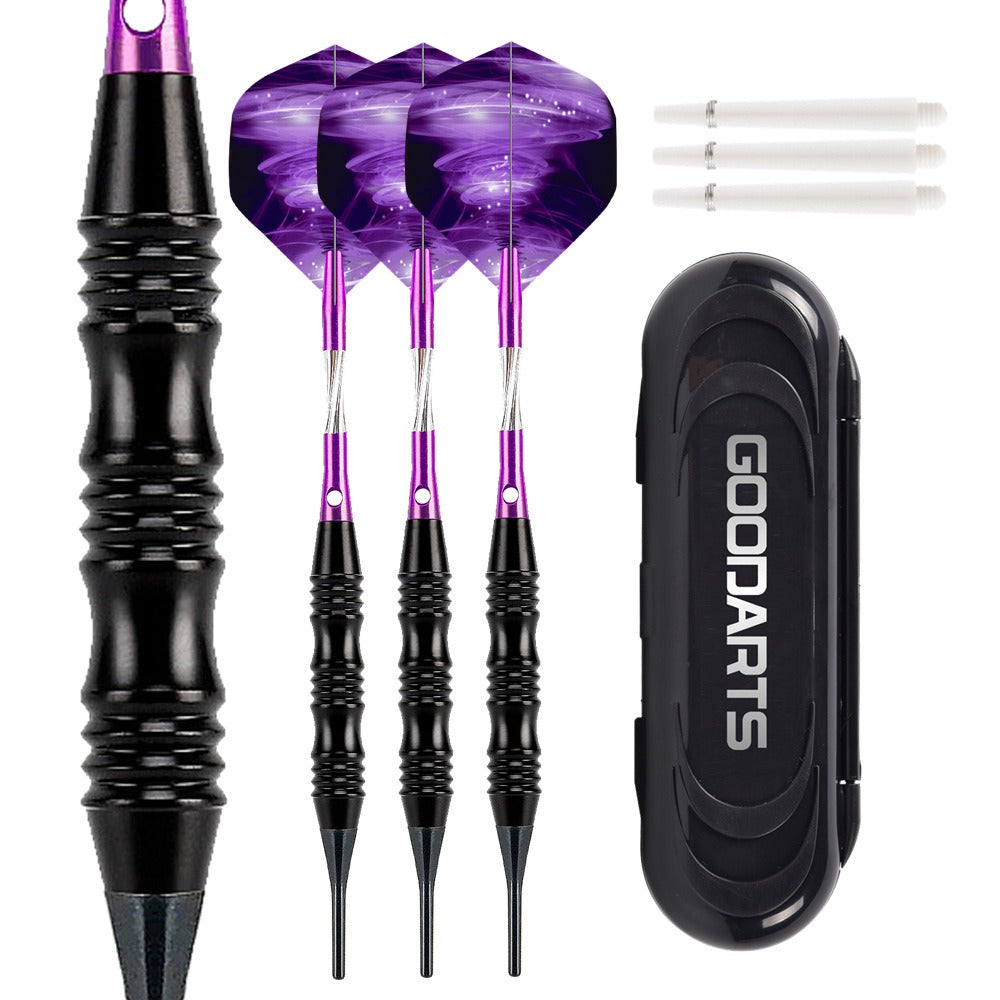 Soft Tip Darts Set – 3-Piece Knight Series with Aluminium & Iron Barrel