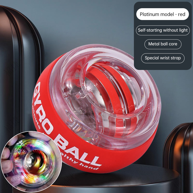 Gyro Ball Wrist Exerciser with LED – Auto-Start Power Ball with RPM Counter