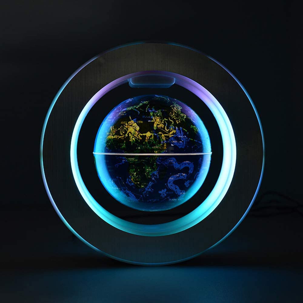 Magnetic Levitation Floating World Globe – LED Anti-Gravity Desk Decoration