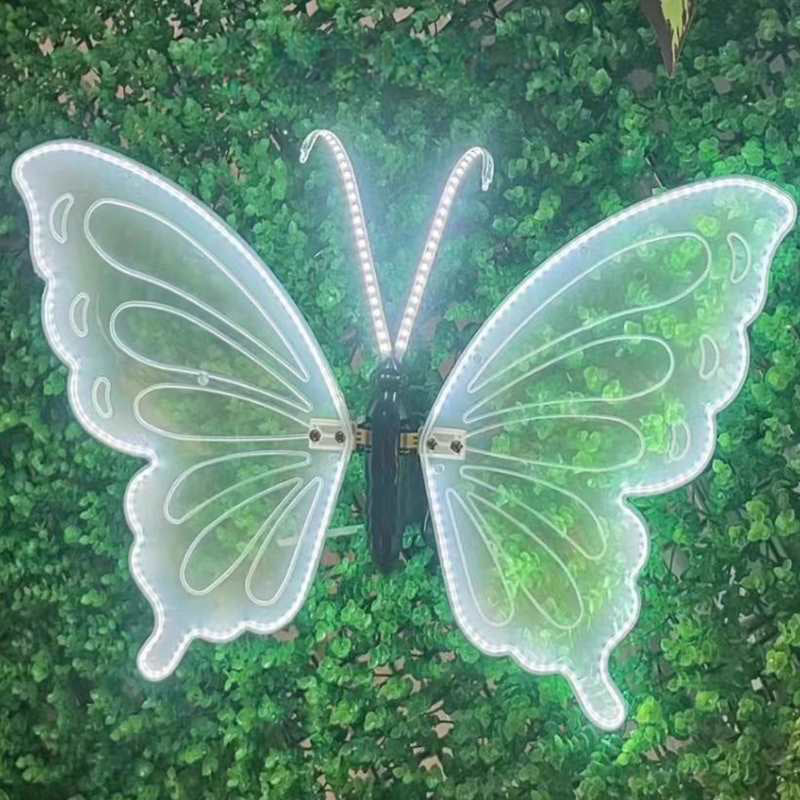 Automatic Fluttering Butterfly Lights - LED Fairy Decor with Realistic Wings for Weddings and Parties