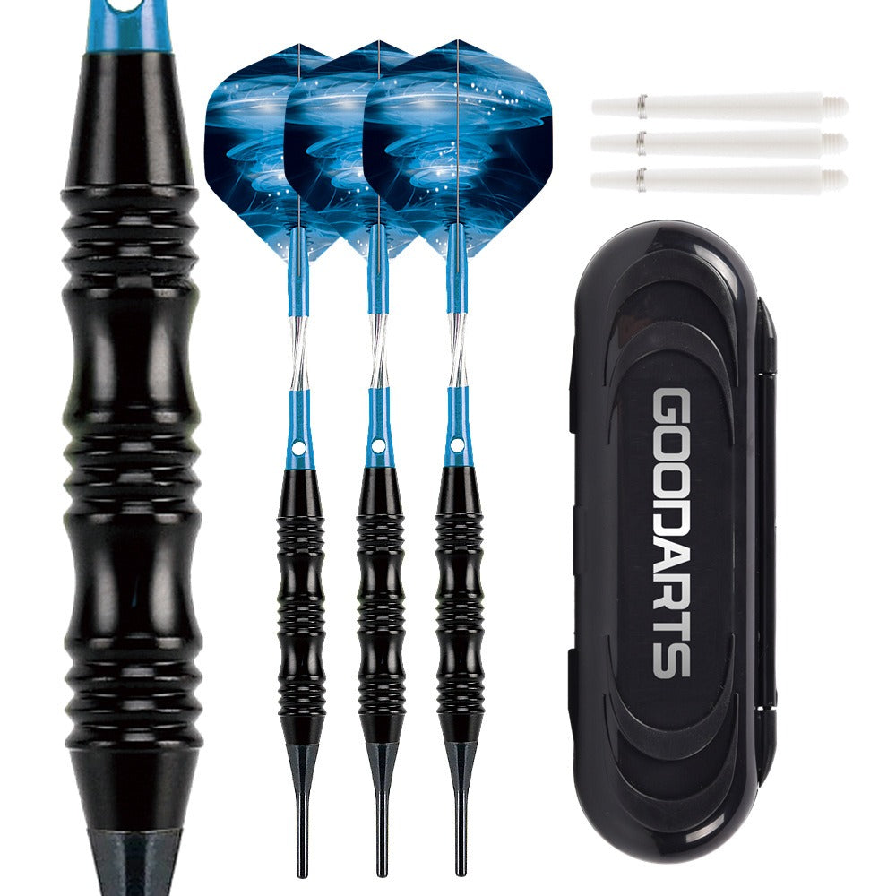 Soft Tip Darts Set – 3-Piece Knight Series with Aluminium & Iron Barrel