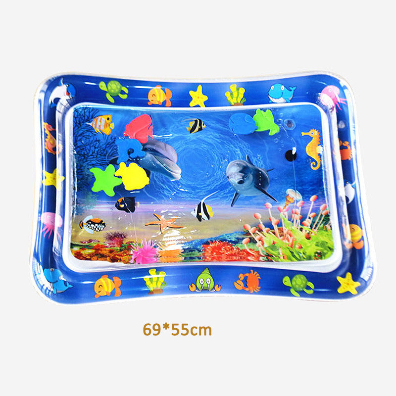 Inflatable Baby Water Play Mat – Tummy Time Sensory Crawling Pad for Infants