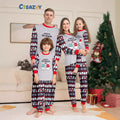 Christmas Family Matching Pyjamas - Bear Snowflake Print Loungewear for the Whole Family (inc. Dog!)