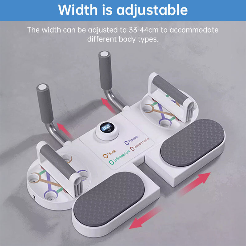 6-in-1 Multifunctional Push-Up Board - Home Gym Strength Training for Chest, Abs, Arms and Back
