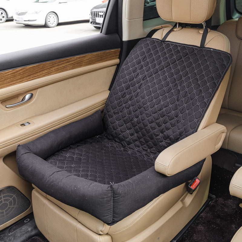 Waterproof Pet Car Seat Cover and Nest - Anti-Dirt Nylon Mat for Small and Medium Dogs and Cats