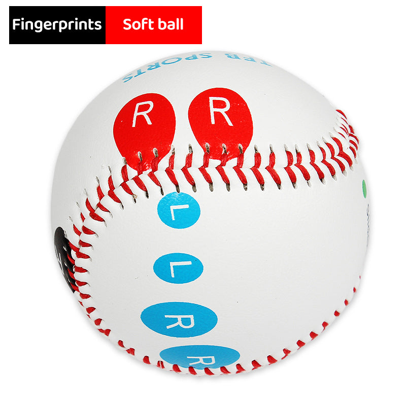 9-Inch Training Baseball with Finger Placement Markers - Pitching Practice Aid, Hard Ball or Soft Ball