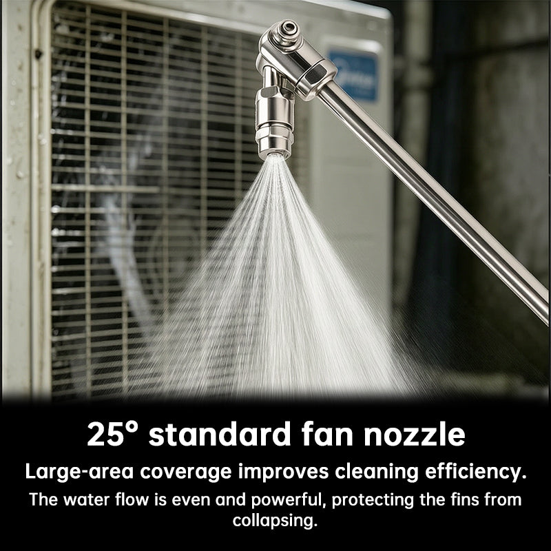 Stainless Steel Pressure Washer Extension Wand with 360 Rotating Nozzle - Fits Standard High Pressure Washers