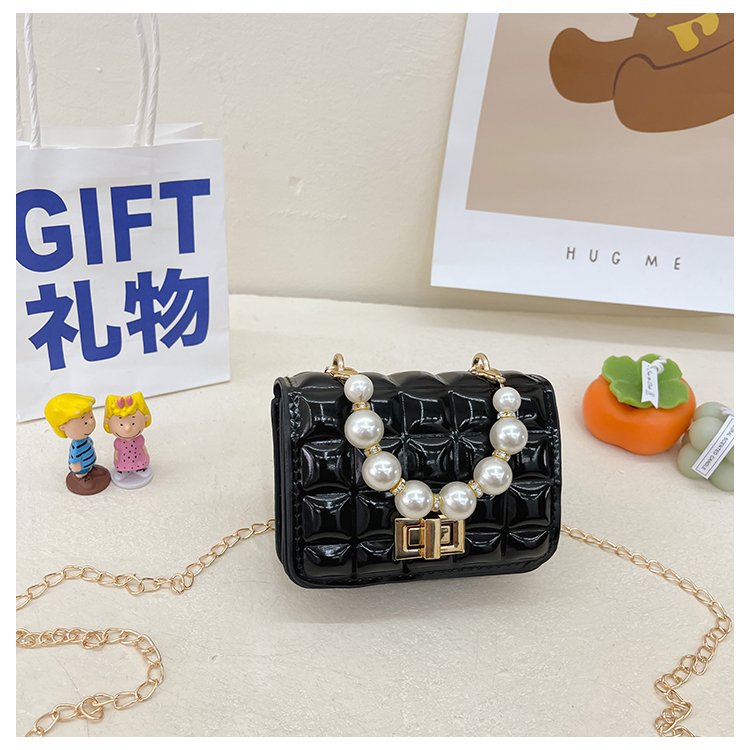 Girls Pearl Mini Tote Bag – Cute Princess Handbag for Kids