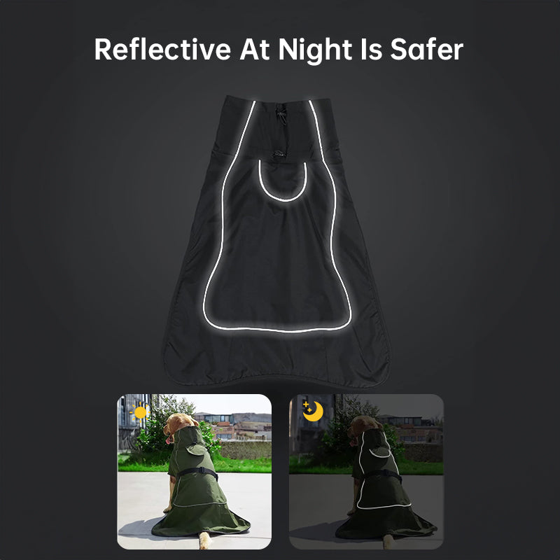 Waterproof Dog Jacket with Fleece Lining – Reflective Winter Coat (XS-XXL)