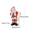 Santa Claus Wishlist Resin Christmas Tree Ornament – Festive Pendant Decoration