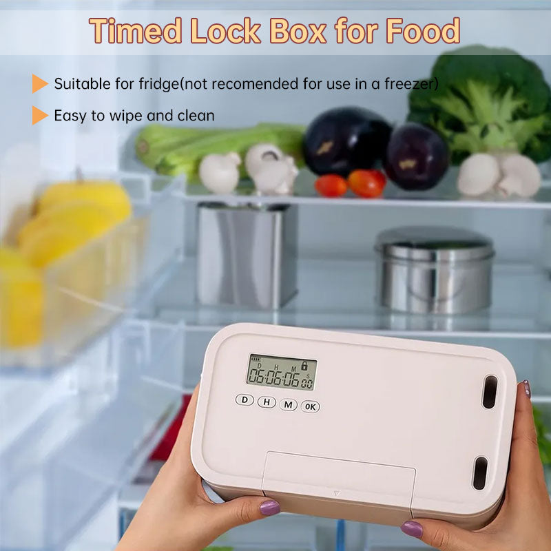 Electronic Timer Lock Box - Programmable Security Container for Phones, Documents and Personal Items
