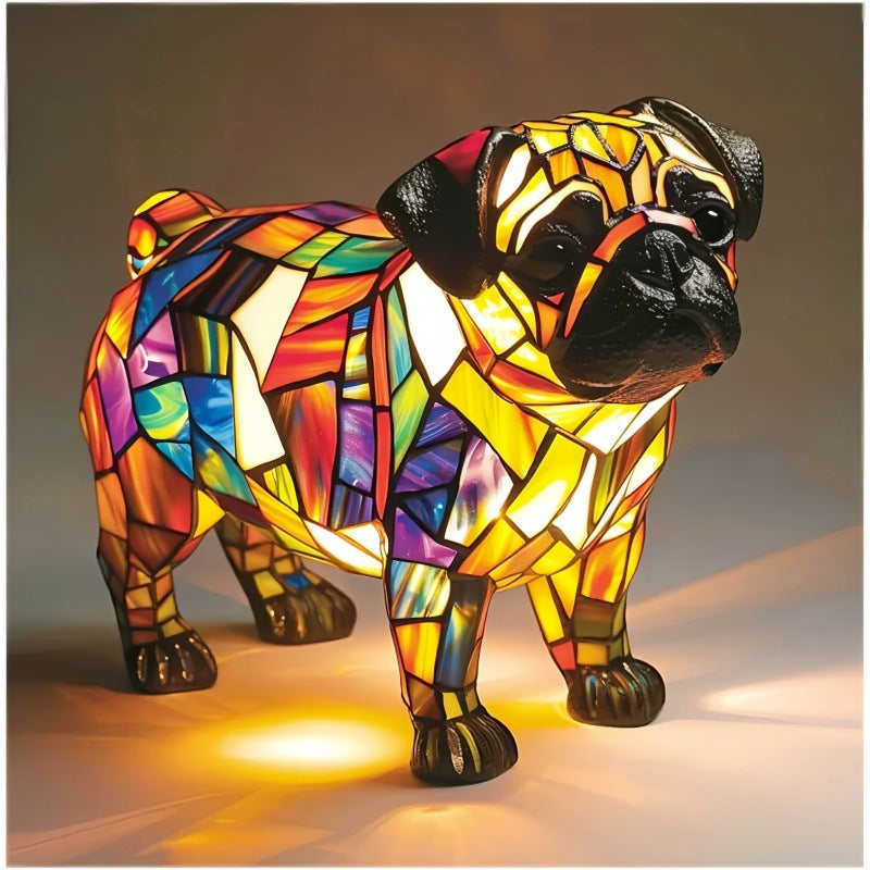 Animal Resin LED Night Light - Cute Bedside Lamp for Living Rooms and Bedrooms