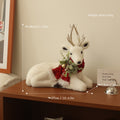Christmas Decoration Figurines Snowman Santa Reindeer Squirrel Polar Bear Christmas Tree Ornaments Scene Decoration