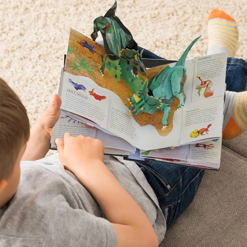3D Encyclopedia Prehistorica Dinosaurs - Interactive Pop-Up Book for Kids