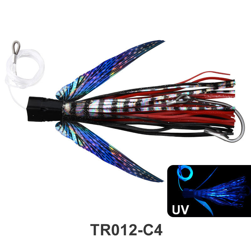 Squid Trolling Lure 225mm 77g - Deep Sea Boat Fishing Jig for Tuna & Pelagic Species