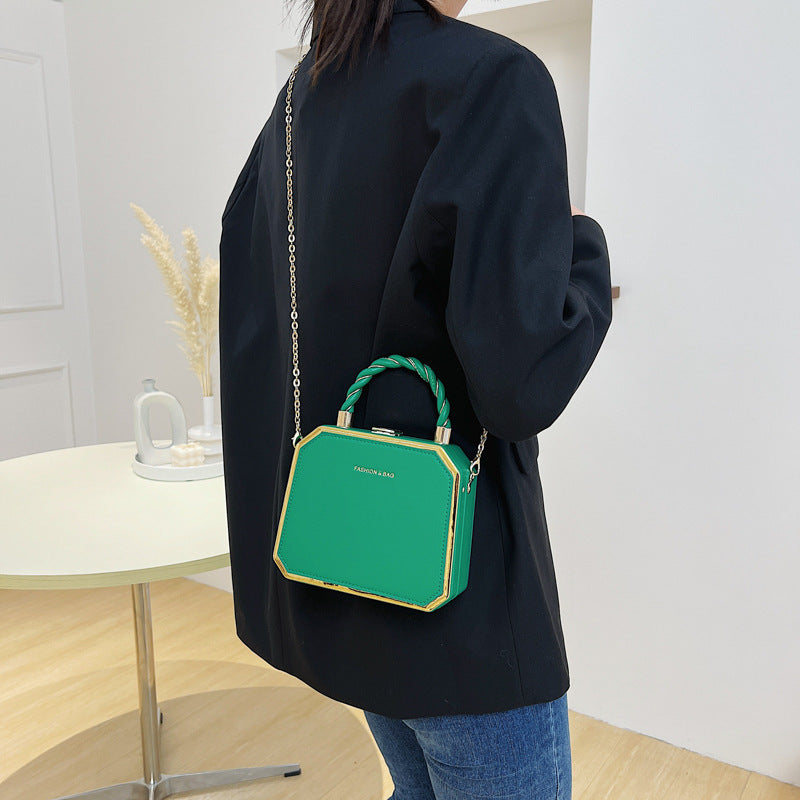 Mini Hard Shell Saddle Bag – Structured Shoulder & Crossbody Bag for Women