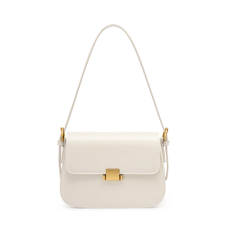 Tofu Crossbody Bag – Genuine Leather Shoulder Bag