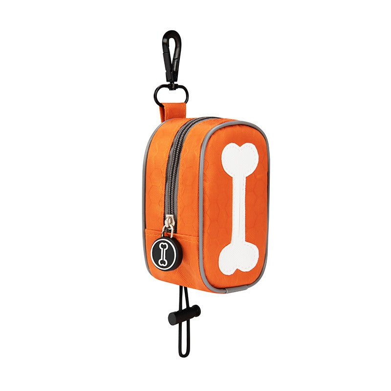 Dog Poop Bag Dispenser – Compact Pet Waste Bag Holder for Walks