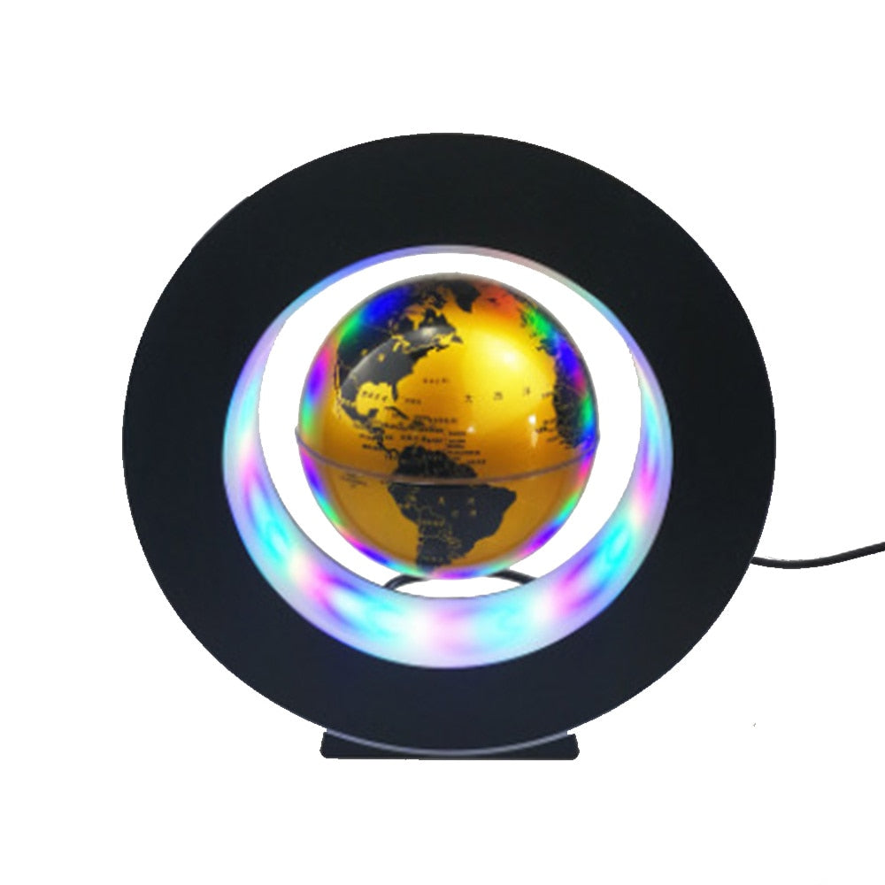 Magnetic Levitation Floating World Globe – LED Anti-Gravity Desk Decoration