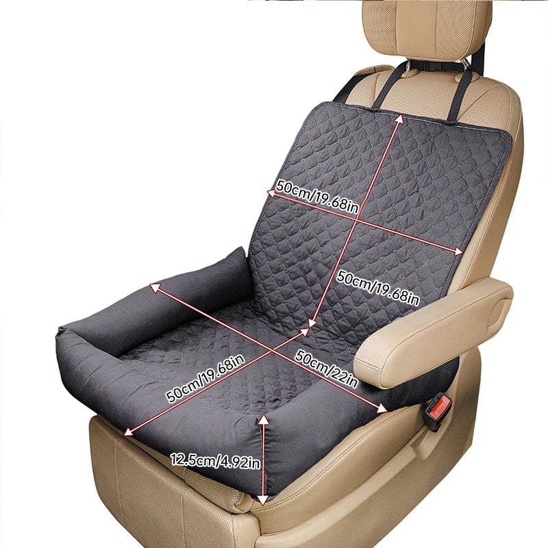 Waterproof Pet Car Seat Cover and Nest - Anti-Dirt Nylon Mat for Small and Medium Dogs and Cats