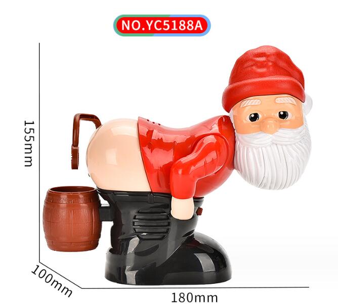 Electric Santa Claus Bubble Machine - Music, Lights & 500+ Bubbles Per Minute