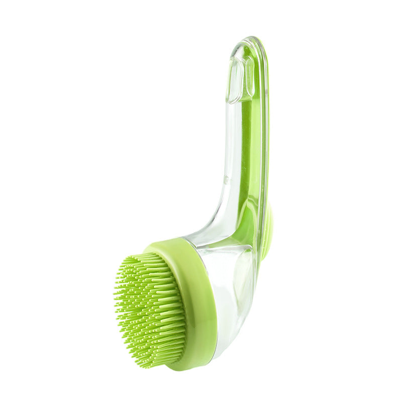 Long-Handle Shower & Scalp Massage Brush – Shampoo & Bath Brush with Soft Bristles