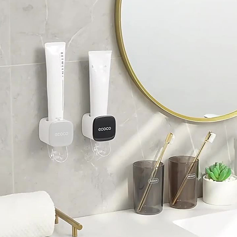 Wall-Mounted Automatic Toothpaste Dispenser – Dust-Proof Bathroom Accessory