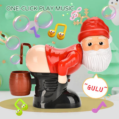 Electric Santa Claus Bubble Machine - Music, Lights & 500+ Bubbles Per Minute