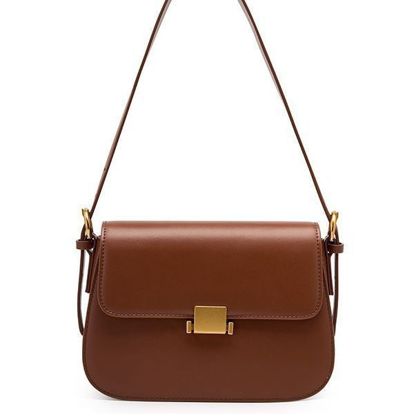 Tofu Crossbody Bag – Genuine Leather Shoulder Bag