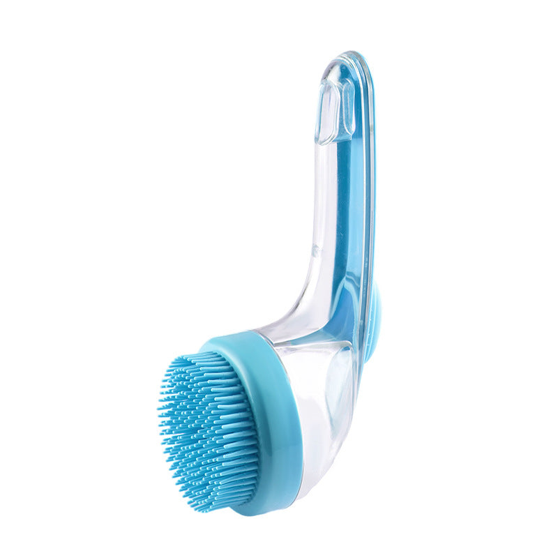Long-Handle Shower & Scalp Massage Brush – Shampoo & Bath Brush with Soft Bristles