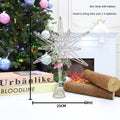 3D Iron Carved Christmas Tree Topper Star - Luxury Metallic Star Decoration in 4 Designs