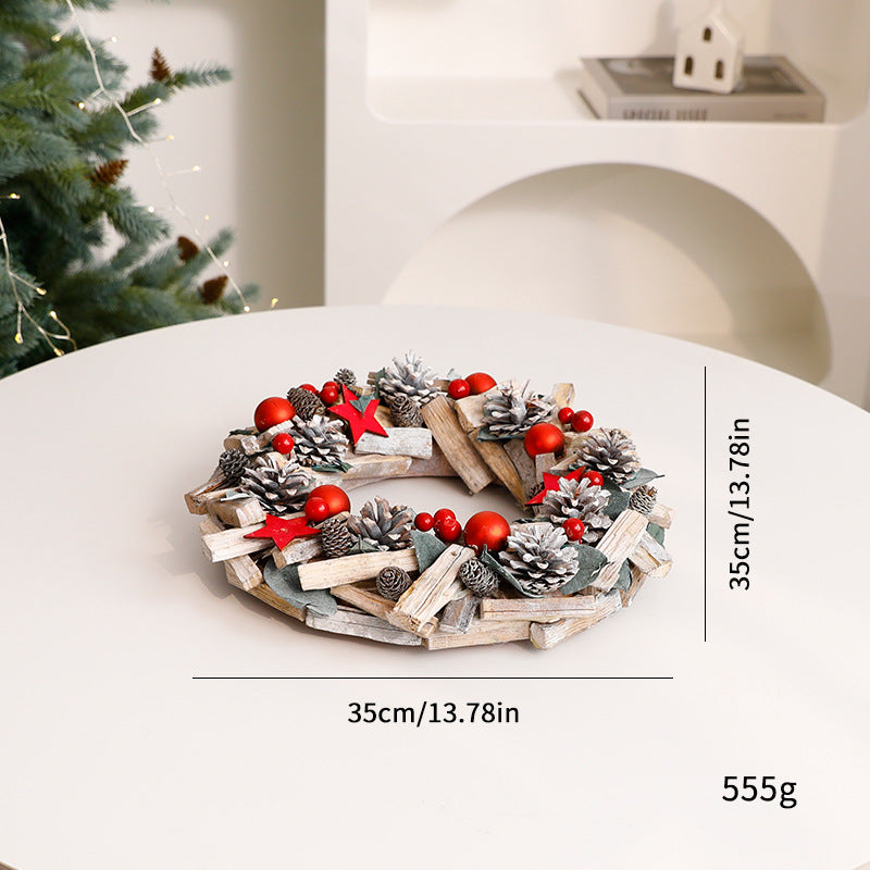 Christmas Decorations Creative Scene Decoration Wreath Vine Christmas Tree Ready