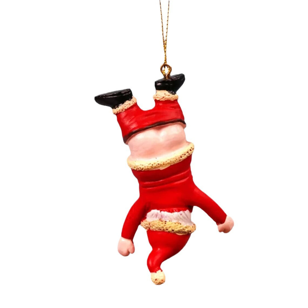Santa Claus Resin Pendant – Christmas Tree & Window Decoration