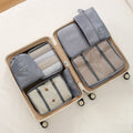 7-Piece Travel Packing Cubes Set - Luggage Organiser with Shoe Bag, 6 Colours