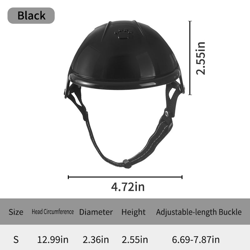 Pet Motorcycle Helmet – Cute Dog & Cat Outdoor Headwear