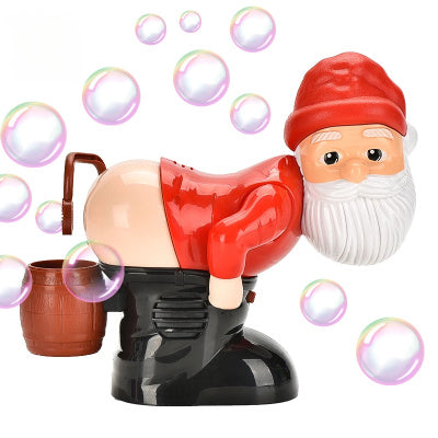 Electric Santa Claus Bubble Machine - Music, Lights & 500+ Bubbles Per Minute
