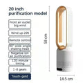 Bladeless Tower Fan with Air Purifier – Ultra-Quiet Floor Fan for Bedroom & Home