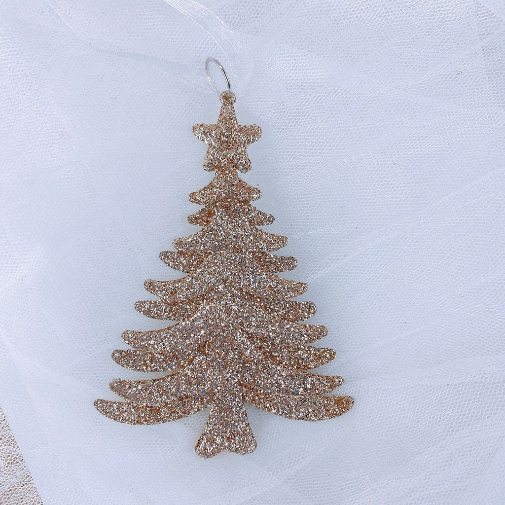 Christmas Decoration Snowflake Star Plastic Hanging Ornament Reindeer Bell Accessory Christmas Tree Deer Pendant Decorations 3 of them