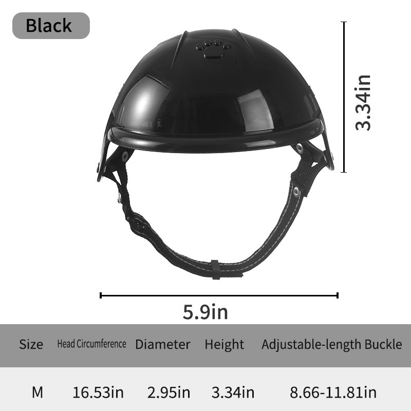 Pet Motorcycle Helmet – Cute Dog & Cat Outdoor Headwear