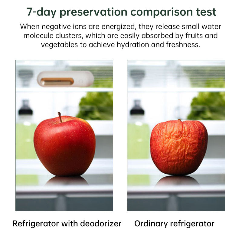 Rechargeable Fridge Deodorizer – Odor Eliminator for Fridge, Freezer & Food Storage