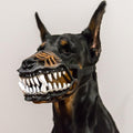 Dinosaur Dog Mask – Moving Teeth Latex Pet Hood for Halloween, Cosplay & Photos
