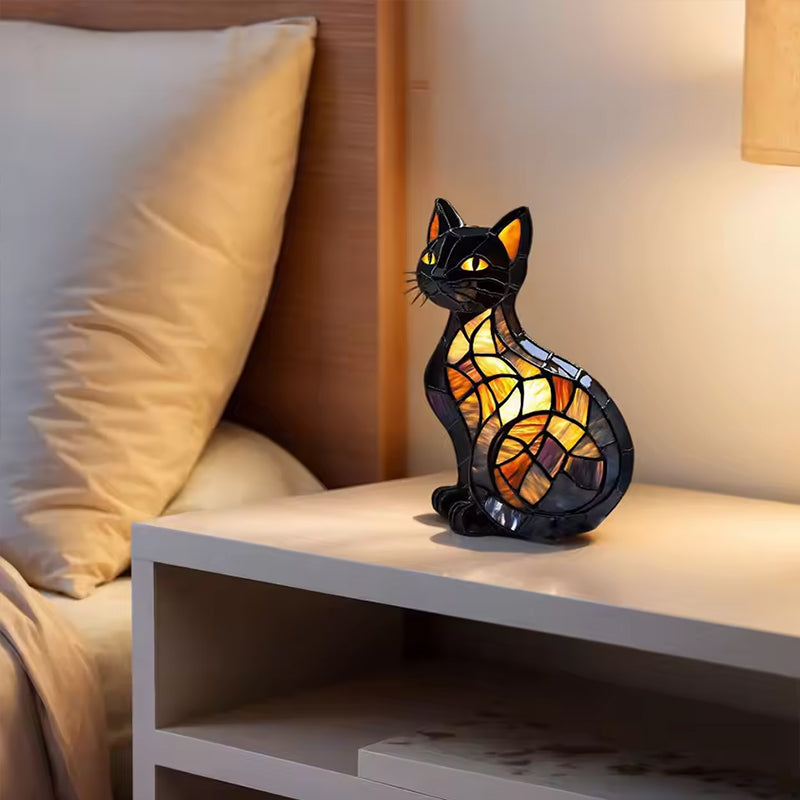 Animal Resin LED Night Light - Cute Bedside Lamp for Living Rooms and Bedrooms
