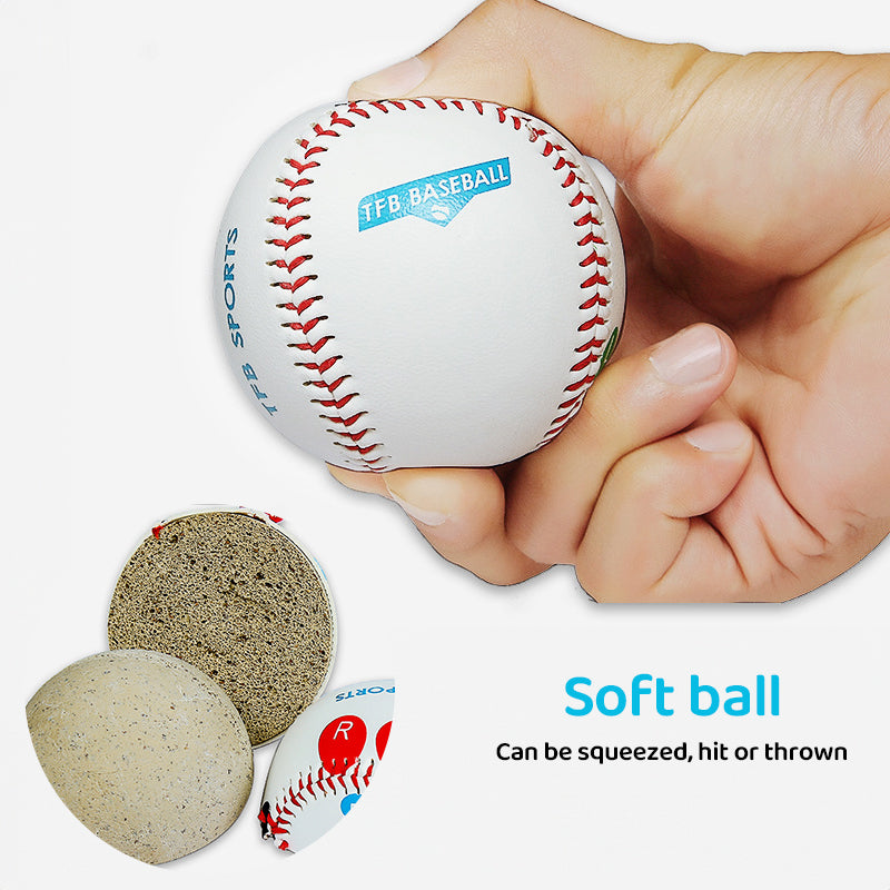 9-Inch Training Baseball with Finger Placement Markers - Pitching Practice Aid, Hard Ball or Soft Ball