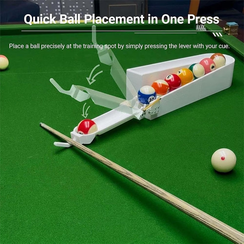 3D Printed Billiard Ball Alignment Stand - Snooker Training Aid & Practice Holder