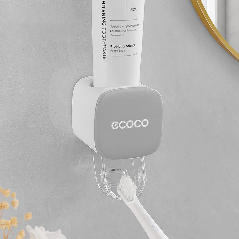 Wall-Mounted Automatic Toothpaste Dispenser – Dust-Proof Bathroom Accessory