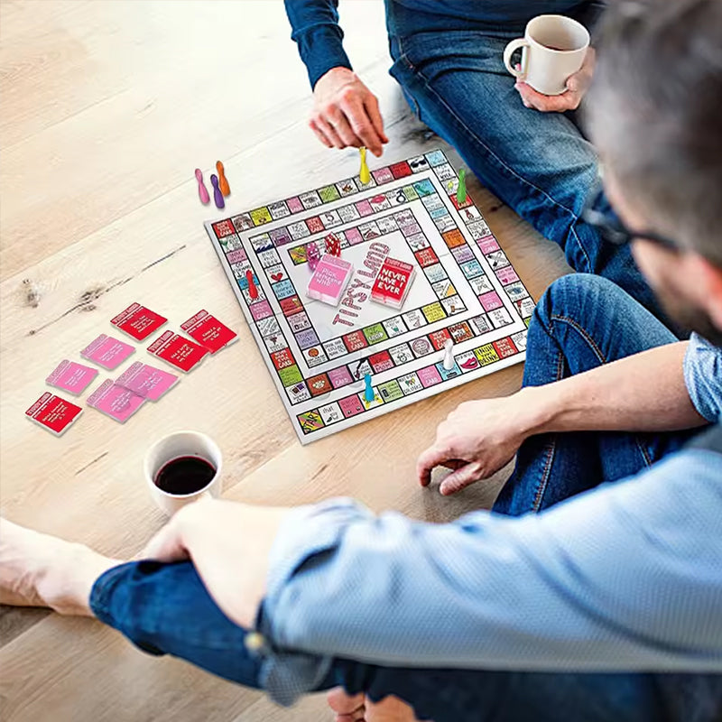 Tipsy Land Drinking Board Game – Fun Party Game for Girls’ Nights, Bachelorette & More (2–8 Players)