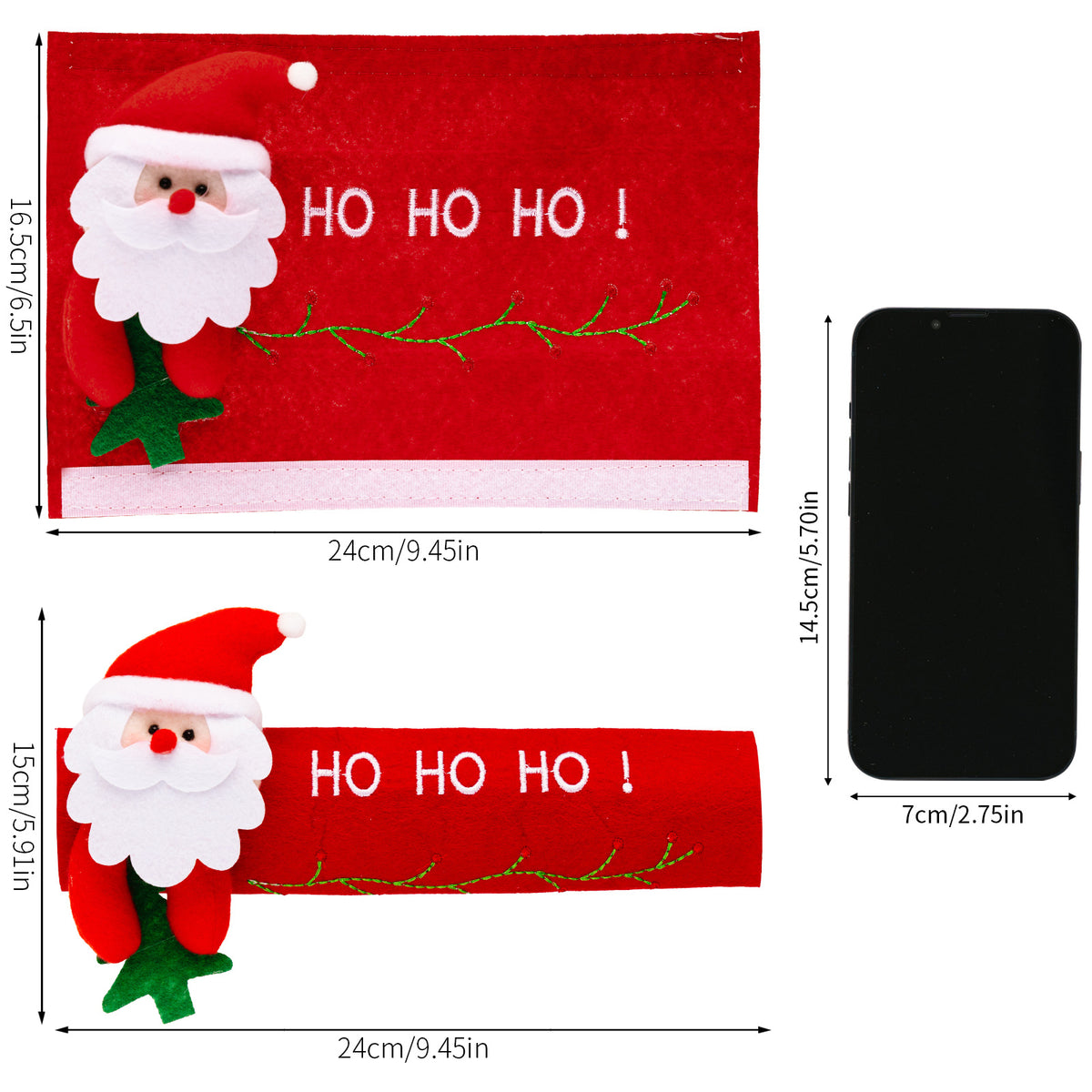 Christmas Handle Cover Gloves - Festive Fridge & Door Handle Decoration in 3 Designs