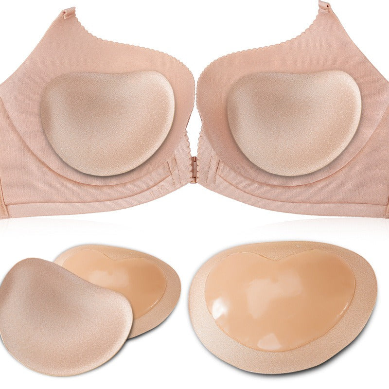 Silicone Breast Pads – Heart-Shaped Invisible Bra Inserts, 3D Thickened