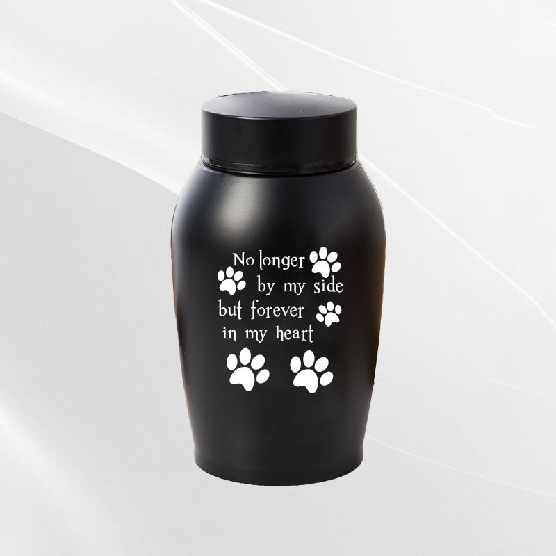 Stainless Steel Pet Memorial Urn - Portable Moisture-Proof Ash Keepsake for Small Pets