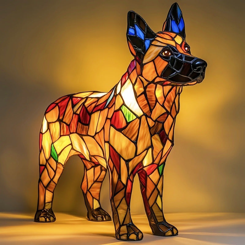 Animal Resin LED Night Light - Cute Bedside Lamp for Living Rooms and Bedrooms